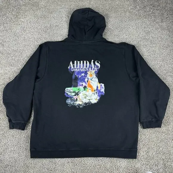 adidas Shirts Adidas Originals Hoodie Mens Xl Black Fashion